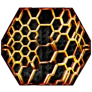 Gothic Hexagon Pattern PNG Qdk