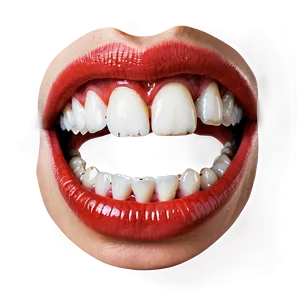 Gothic Horror Mouth PNG 06212024