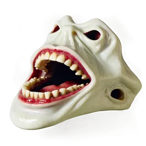 Gothic Horror Mouth PNG Pua