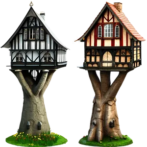 Gothic Houses PNG 05252024 PNG