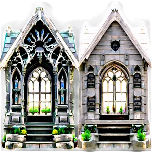 Gothic Houses PNG Mjl94 PNG