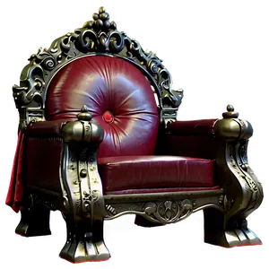 Gothic King Throne PNG Pbe PNG