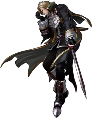 Gothic Knight Artwork PNG image
