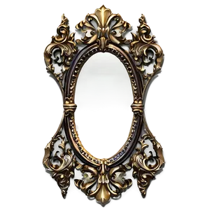 Gothic Mirror Frame PNG 60