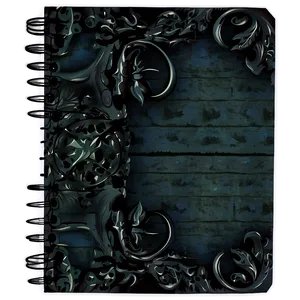 Gothic Notebook Cover Png Njl8 PNG image