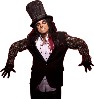 Gothic_ Performer_in_ Top_ Hat PNG image