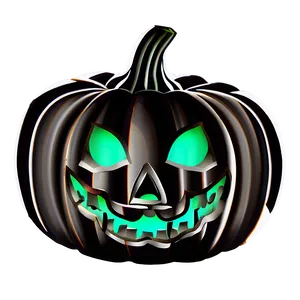 Gothic Pumpkin Outline Look PNG Aje5 PNG