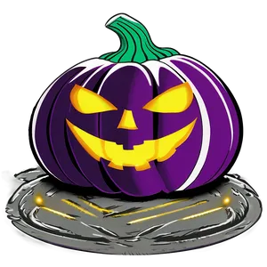 Gothic Pumpkin Outline Look PNG Qam PNG