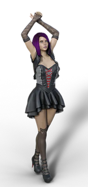 Gothic_ Style_ Animated_ Character