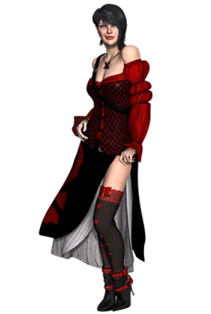 Gothic Style Anime Girl