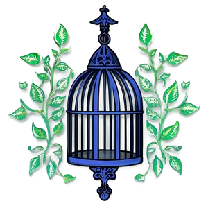 Gothic Style Birdcage Png 05252024 PNG image