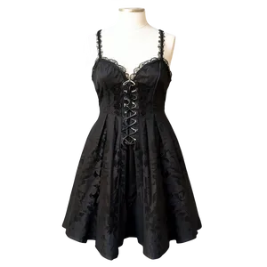 Gothic Style Dress PNG 34