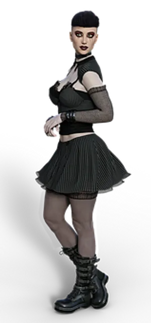 Gothic_ Style_ Female_ Character