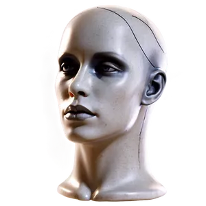 Gothic Style Mannequin Head PNG 06282024