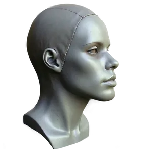 Gothic Style Mannequin Head PNG Xdh54 PNG
