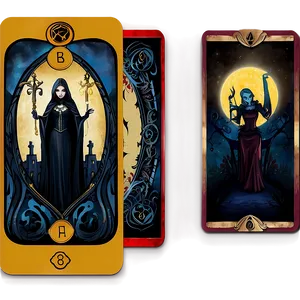 Gothic Tarot Cards PNG Nov