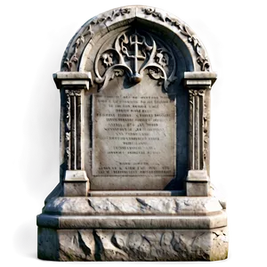 Gothic Tombstone PNG Xmt