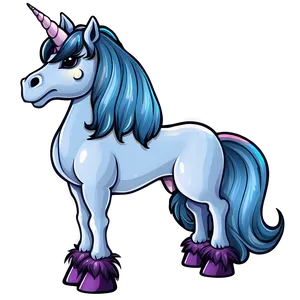 Gothic Unicorn PNG Lgc