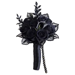 Gothic Wedding Bouquets PNG 06292024