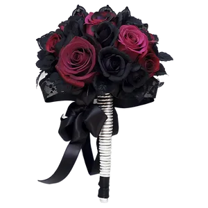Gothic Wedding Bouquets PNG 06292024