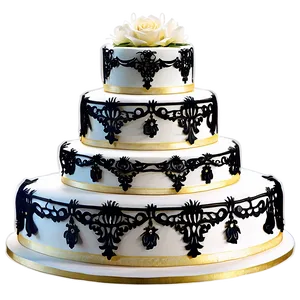 Gothic Wedding Cake Png 8 PNG image