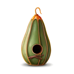 Gourd Birdhouse PNG Fmc94