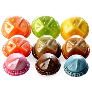 Gourmet Candy Sampler PNG Ykm