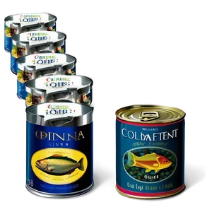 Gourmet Canned Fish Png 27 PNG image