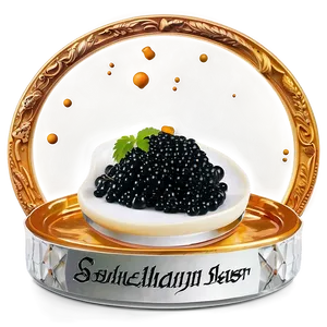 Gourmet Caviar Dish PNG 35 PNG