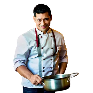 Gourmet Chef Cooking Pot PNG 72