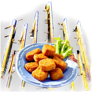 Gourmet Chicken Nuggets Png 1 PNG image