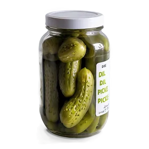 Gourmet Dill Pickle Png Pvd41 PNG image