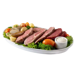 Gourmet Meat Platter PNG 6