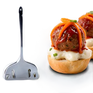 Gourmet Meatball Canape Dish