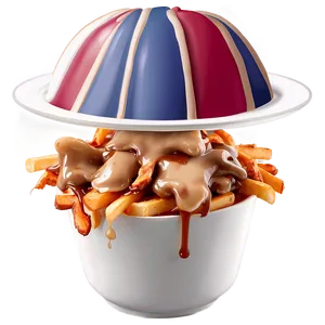 Gourmet Poutine With Mushroom Gravy PNG 06252024 PNG