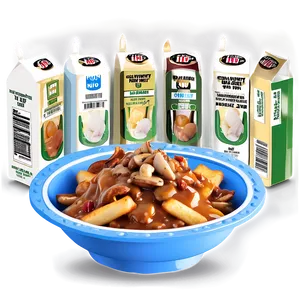 Gourmet Poutine With Mushroom Gravy Png 54 PNG image