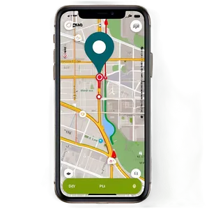 Gps Navigation App Screen PNG Qef70 PNG