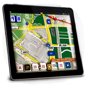 Gps On Digital Tablet PNG 06202024 PNG