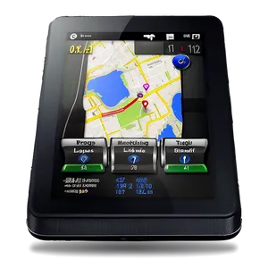 Gps On Digital Tablet Png Xvc97 PNG image