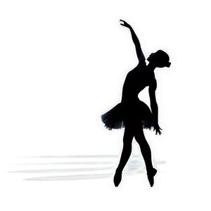 Graceful Ballet Silhouette PNG 05212024