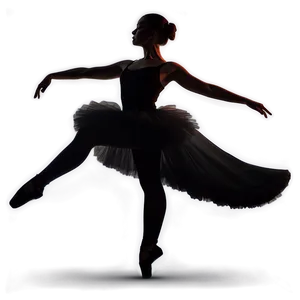 Graceful Ballet Silhouette Png 05212024 PNG image