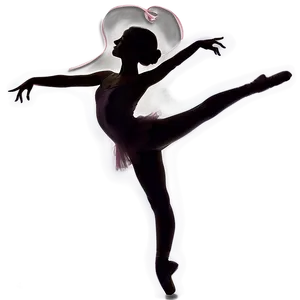 Graceful Ballet Silhouette Png Hst89 PNG image