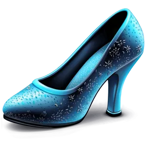 Graceful Cinderella Shoe Illustration PNG Xcm PNG