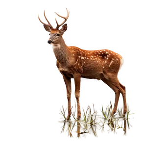 Graceful Deer PNG Gkl71