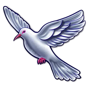 Graceful Dove Clipart PNG 25
