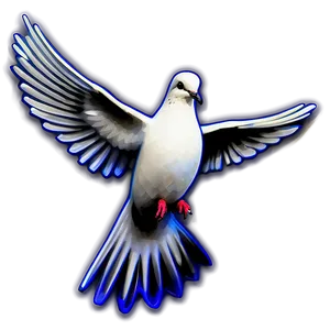 Graceful Dove Clipart PNG Gks
