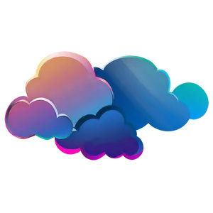 Gradient Cloud Vector Image PNG 06262024 PNG
