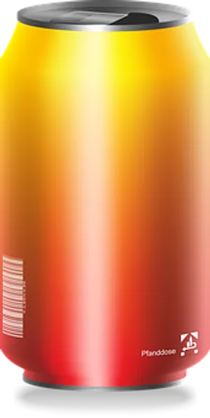 Gradient Color Drink Can