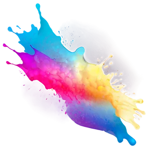 Gradient Color Splash Png 06252024 PNG image