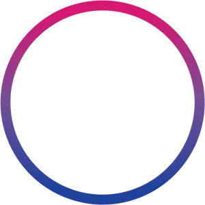 Gradient Pinkand Blue Circle PNG